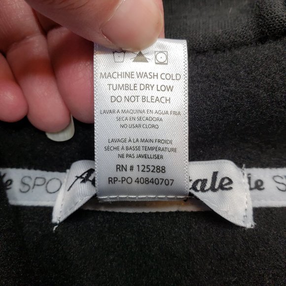 Aeropostale Fleece Pull Over Crop Hoodie Sweatshirt Size 1X Black Gold Blush New - Picture 6 of 8